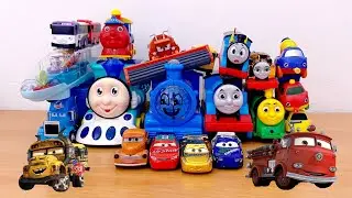 Lightning McQueen, Thomas and Friend, Trains and cars Toy, Bus tayo, Thomas maintenance factory