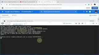 GCP Part1: Setup account, creating a project Cloud shell introduction