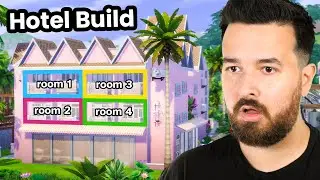 I built a hotel in The Sims 4 For Rent