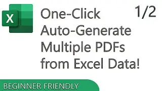 Excel Data To Multiple PDFs (No PowerApps Premium, Free!) - Part 1/2