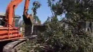 How To Clear Trees With An Excavator