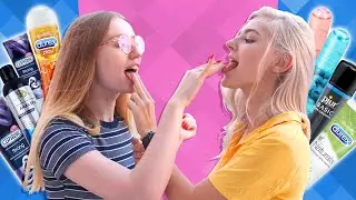 🌊 🔞 Lube Taste Test with Ksyusha! | Eva Elfie