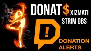 DONATALERTS HAQIDA // DONATNI SOZLASH // JONLI EFIR