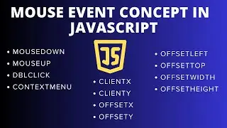 mousedown mouseup contextmenu clientx clienty offsetx offsety concept in javascript