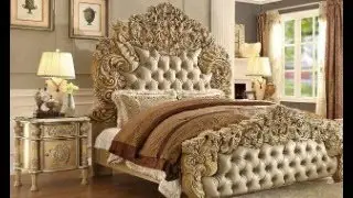 Latest Chinioti Bed Set Design In Wood 2025 | Bed Design in Wood 2025