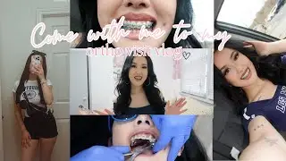 Come With Me To My Ortho Visit Vlog | got my expander taken off!? powerchain + new wires update
