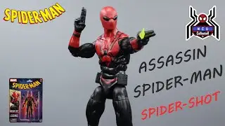 Marvel Legends SPIDER-SHOT Assassin Spider-Man Retro Wave Spider Verse Comic Figure Review