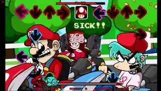 FNF: Mario's Madness V2 Racetraitors (FC)