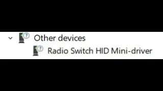 ❓ Radio switch HID mini driver unknown device fix