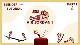 Nike Product Animation tutorial in Blender | Part 1