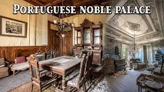 Exploring a breathtaking abandoned noble Portuguese PALACE | Attacked by wild boars!