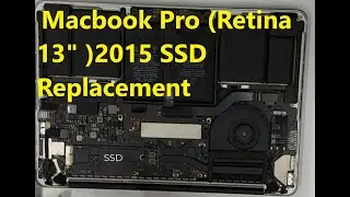 How To: Replace the SSD in your MacBook Pro retina 13" Early 2015 #SSD #upgrade #replace