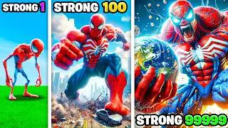 Weakest To STRONGEST SPIDERMAN In GTA 5!