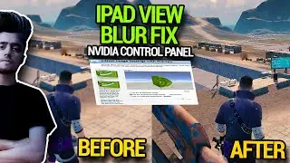 PUBG MOBILE GAMELOOP IPAD VIEW | PUBG MOBILE BLUR FIX GAMELOOP | NVIDIA CONTROL PANEL SETTINGS | FIX