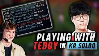 PLAYING WITH TEDDY IN KR SOLOQ! 70% WIN RATE MASTERS KOREA