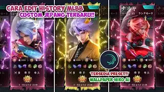 PRESET & TUTORIAL CARA EDIT HISTORY ML CUSTOM JEPANG TERBARU✨ || diaplikasi alight montion🔥