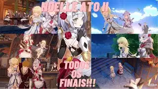 Noelle Todos os Finais (Ato 2) - Evento de Encontros - Genshin Impact