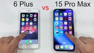 iPhone 15 Pro vs 6 Plus -  Speed test