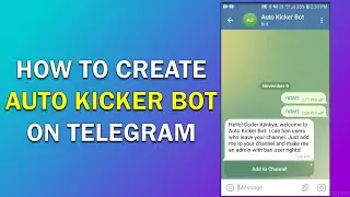 How to create Auto Kicker Bot on Telegram using PHP full easy tutorial