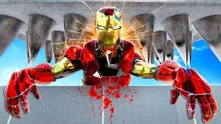 IMPALING Iron Man With Spikes - Bonelab VR Mods