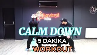 5 Dakika Beginner Dance Workout |CALM DOWN by Rema |Hip Hop | Dance Workout | Dans Dersleri 2023