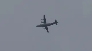 4K Ukraine Air Alliance Antonov An-12 Flyover