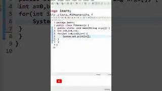 😱 Fibonacci Series in java 😮 