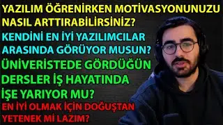 Yazılım Öğrenirken Motivasyonunuzu Nasıl Yüksek Tutabilirsiniz? | Videoyun (Yazılım Sohbeti)