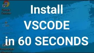 04. Install VSCode in 60 SECONDS on Windows 10!! Software Instalation in 60 Seconds series. #shorts