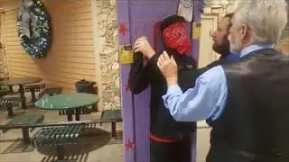 Doc Waddell's Magic Knife Throw Show 2019 with Eugene Mullins