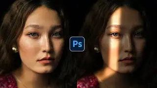 Create FAKE Sun Rays on a Face in Photoshop!