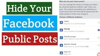 How To Hide Your Facebook Public Posts on Android Phone