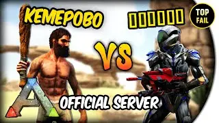 PVP ГОЛЫМИ РУКАМИ против КИТАЙЦЕВ - ОФИЦИАЛЬНЫЕ СЕРВЕРА ARK: Survival Evolved