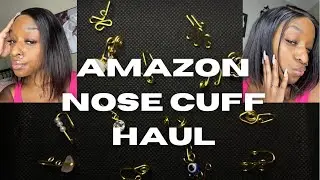 AMAZON GOLD NOSE CUFF HAUL | VICTORIA CIELO