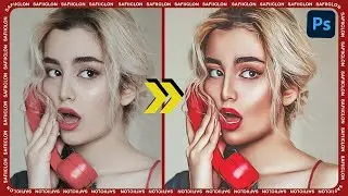 [ Photoshop Tutorial ] Painting Skin Effect in Photoshop