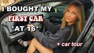 I bought my FIRST CAR at 16... *car tour*