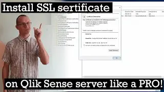 Installing SSL certificate on Qlik Sense server