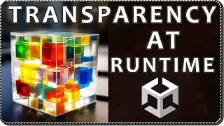 How to CHANGE THE TRANSPARENCY of a material AT RUNTIME in Unity