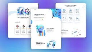 Responsive  Landing Page Portofolio Website Using HTML CSS & JavaScript | Company Profile | TEMPLATE