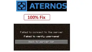 [100% Fix] Failed to connect to the server Failed to verify username In Tlauncher Minecraft