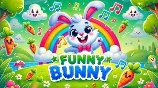Funny Bunny Song for Kids | Cute Bunny Dance | Baby Shark Style | Melody Kids #kidssongs #trendvideo