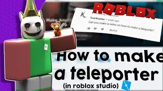 How to make a Teleport Pad in ROBLOX studio! (Scripting Comments Series #1)