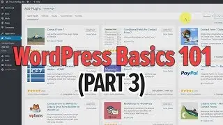 Learn WordPress Basics 101 (Part 3) - Plugins, Widgets, Users & Settings