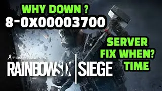 How To Fix Rainbow Six Siege Server Connection Error Code 8-0x00003700