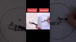 Teacher vs Student drawing challenge 