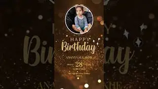 Baby Birthday Invitation Video #babybirthdaycelebration #birthdayinvitation