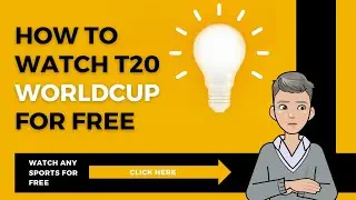 Watch T20 Worldcup for 🆓 #worldcup2022