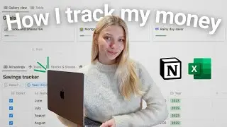 How I manage my money and finances 💸 Notion & Excel + free template