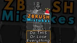 Do THIS or Lose Everything #ZBrush #sculpting #maya #saving #document #file #tools #save #project