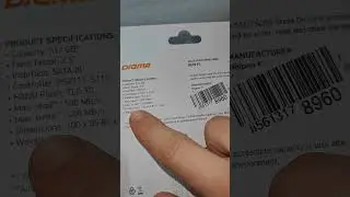 SSD от компании DIGMA, 512GB.